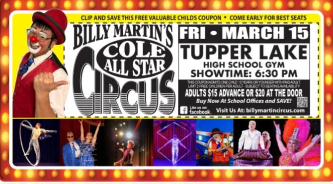 Coupon for discounted admission to the circus to print